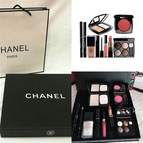 chanel makeup giftset|chanel full makeup set.